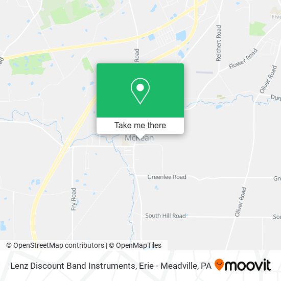Mapa de Lenz Discount Band Instruments