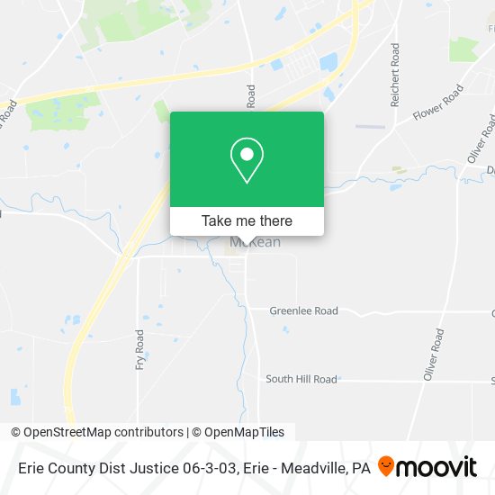 Erie County Dist Justice 06-3-03 map