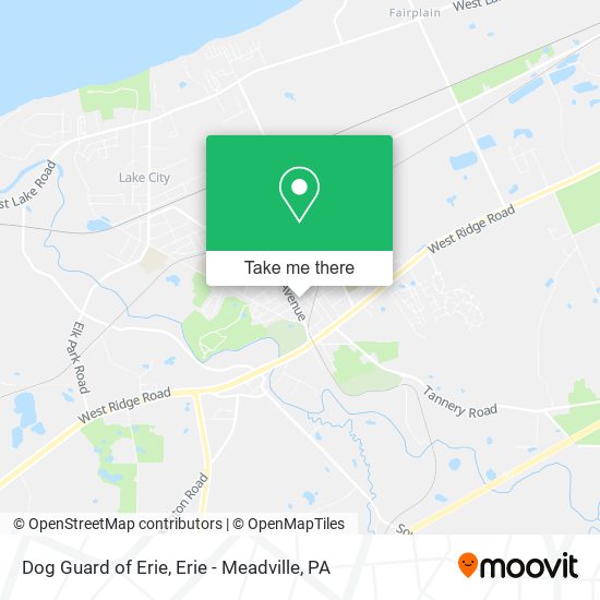 Dog Guard of Erie map
