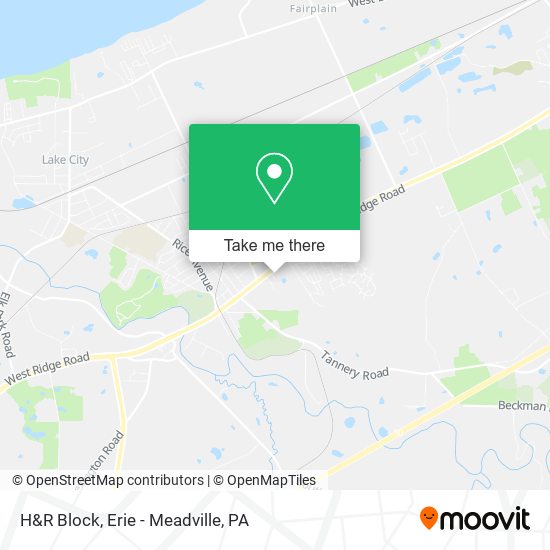 H&R Block map