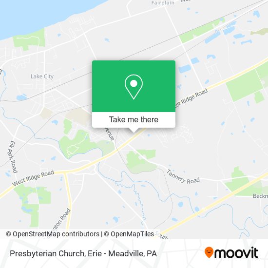 Presbyterian Church map