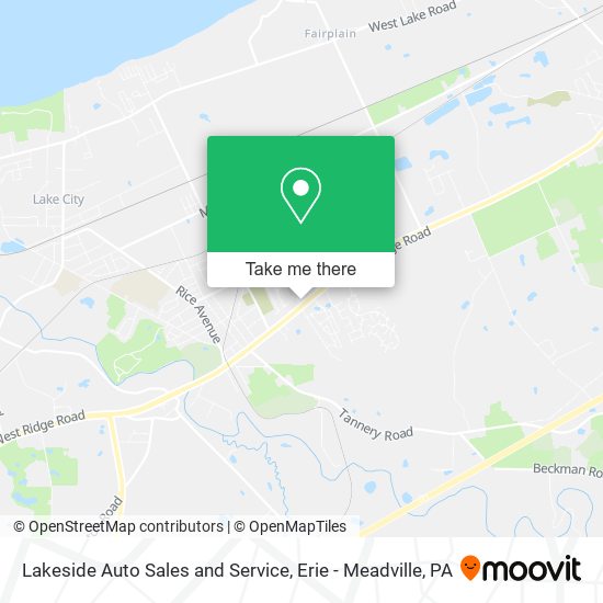 Mapa de Lakeside Auto Sales and Service