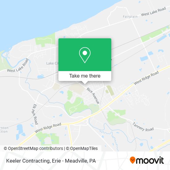 Keeler Contracting map