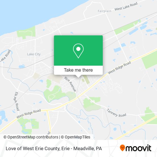 Mapa de Love of West Erie County