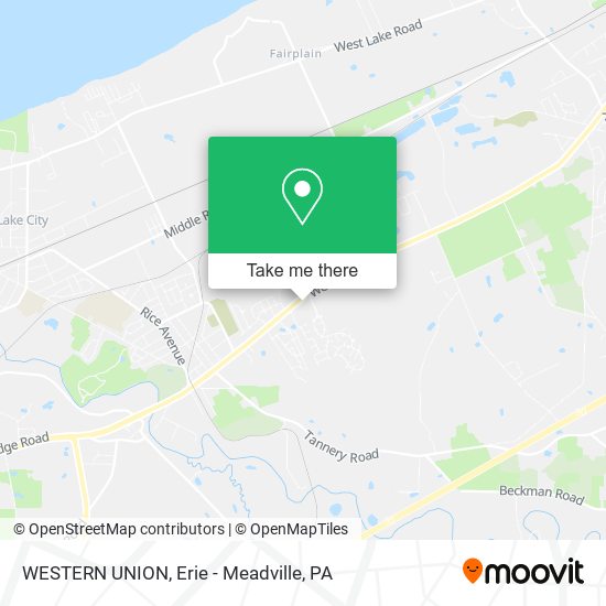 Mapa de WESTERN UNION