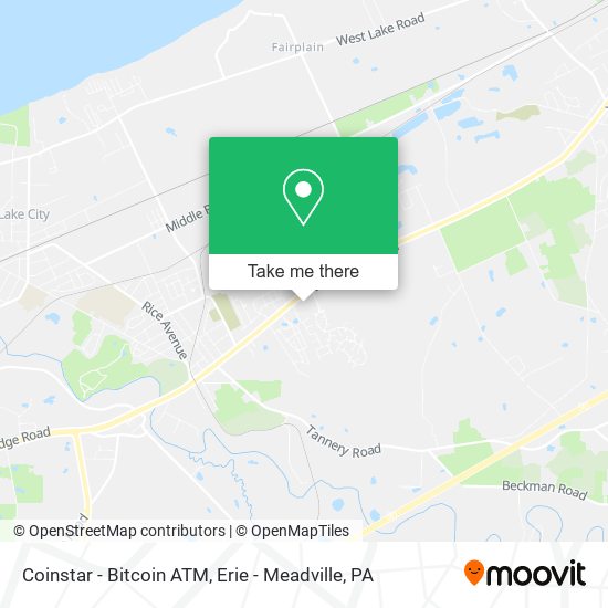 Coinstar - Bitcoin ATM map
