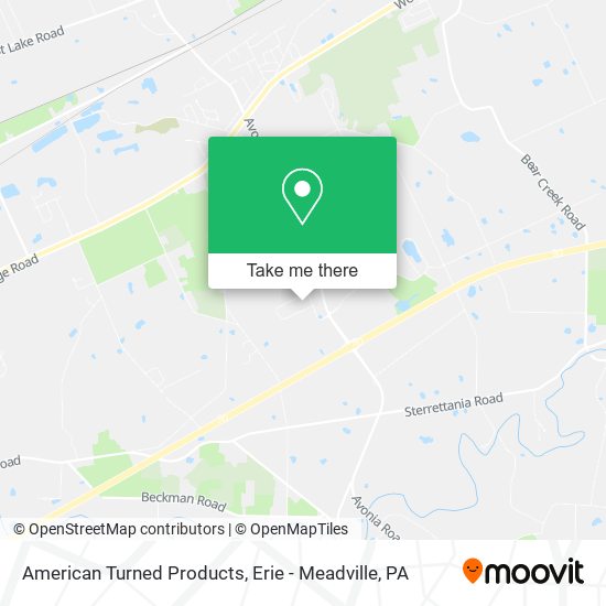 Mapa de American Turned Products