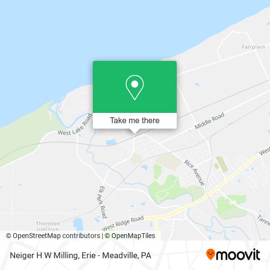 Neiger H W Milling map