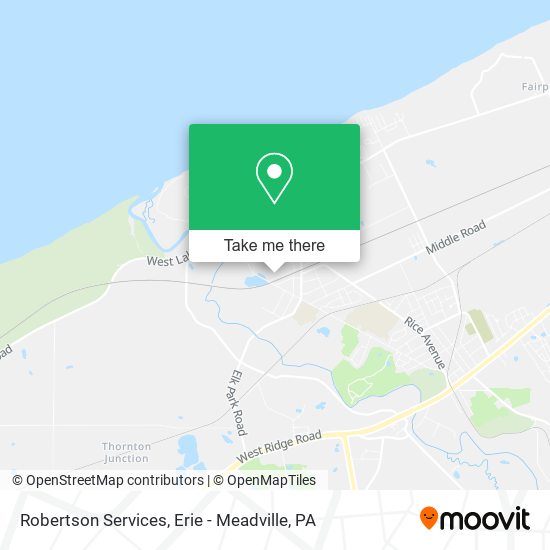 Robertson Services map
