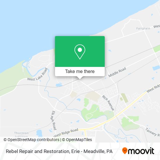 Rebel Repair and Restoration map