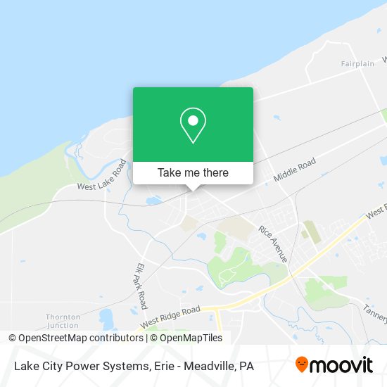 Lake City Power Systems map