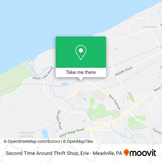 Second Time Around Thrift Shop map