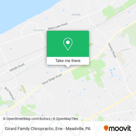 Girard Family Chiropractic map