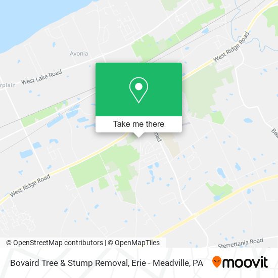 Mapa de Bovaird Tree & Stump Removal