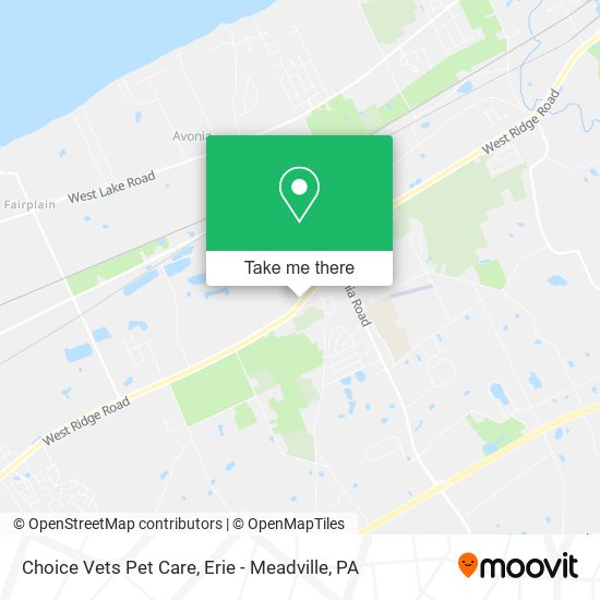 Choice Vets Pet Care map