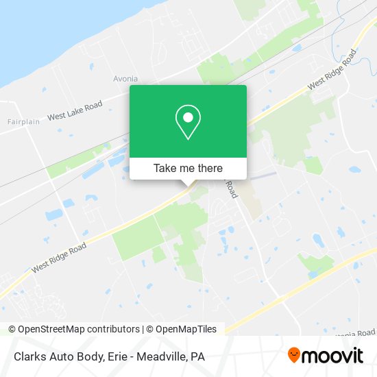 Mapa de Clarks Auto Body