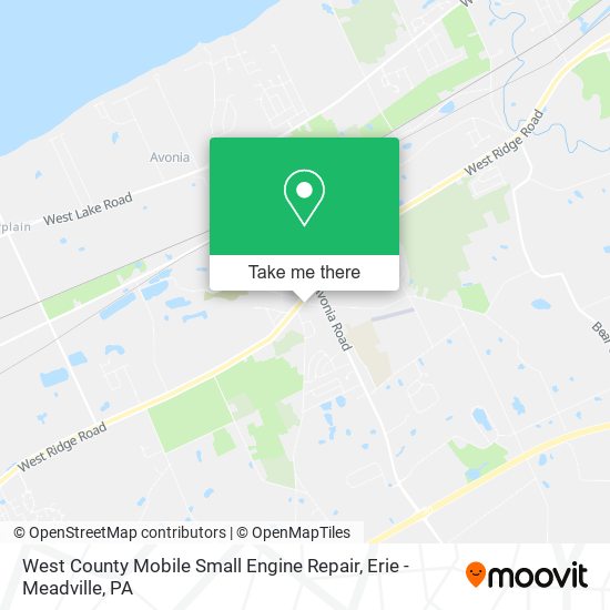 West County Mobile Small Engine Repair map