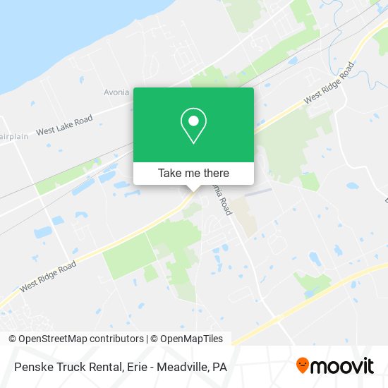 Penske Truck Rental map