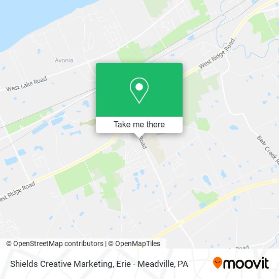 Shields Creative Marketing map