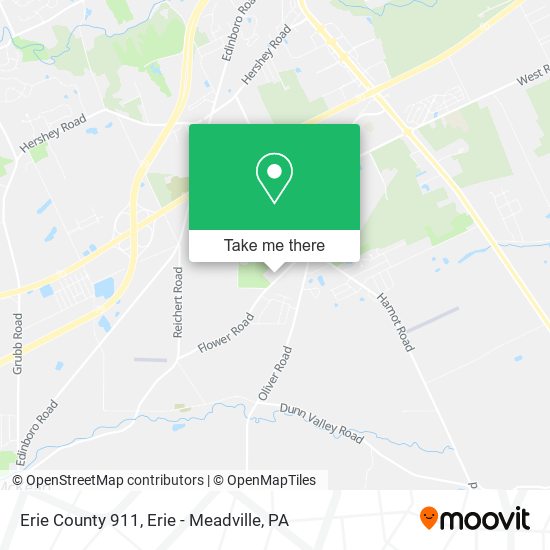 Erie County 911 map