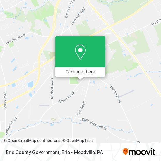 Mapa de Erie County Government