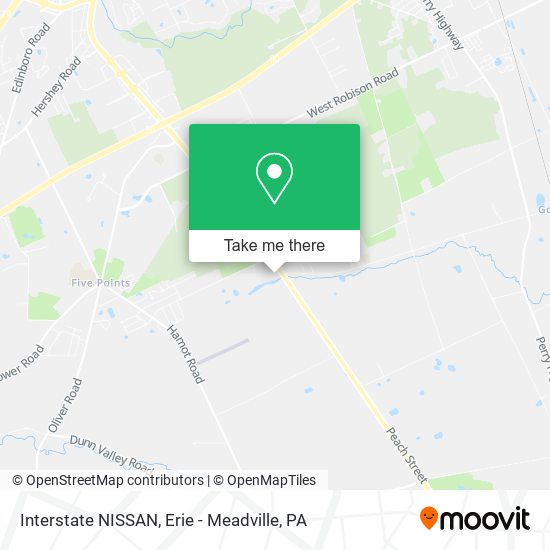 Interstate NISSAN map
