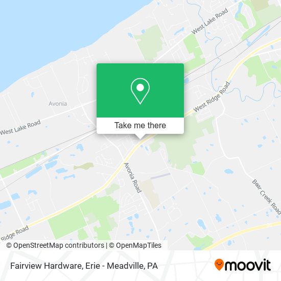 Fairview Hardware map