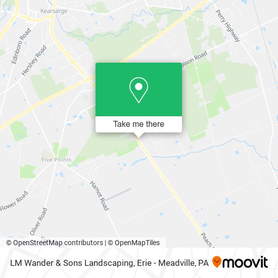 LM Wander & Sons Landscaping map