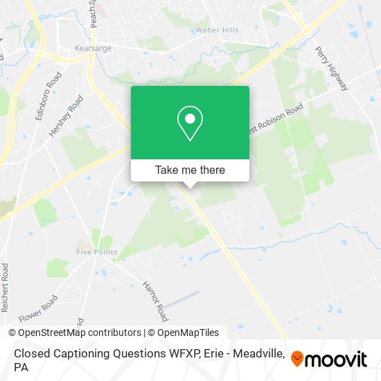 Closed Captioning Questions WFXP map