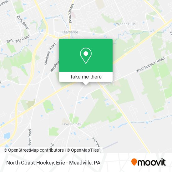 North Coast Hockey map
