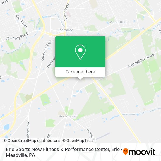 Erie Sports Now Fitness & Performance Center map