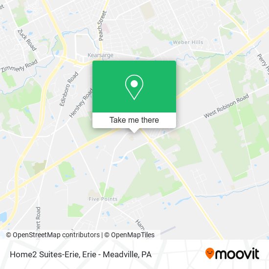 Mapa de Home2 Suites-Erie