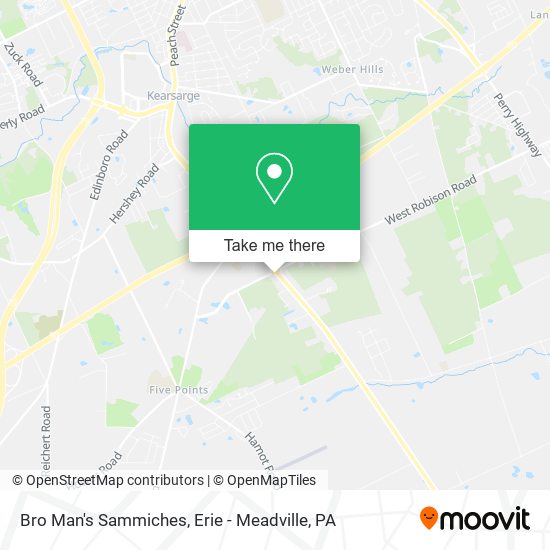 Mapa de Bro Man's Sammiches