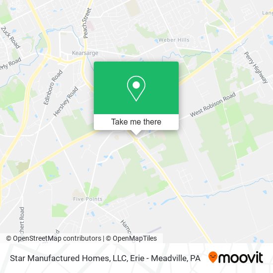 Mapa de Star Manufactured Homes, LLC