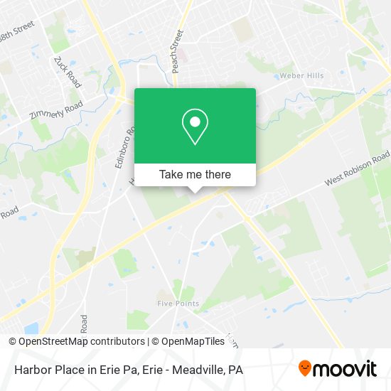 Mapa de Harbor Place in Erie Pa
