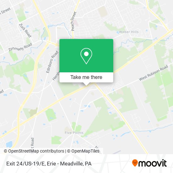 Exit 24/US-19/E map