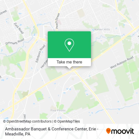 Ambassador Banquet & Conference Center map