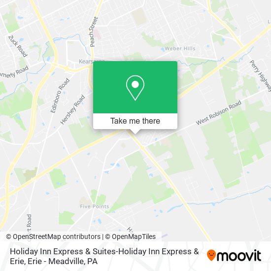 Holiday Inn Express & Suites-Holiday Inn Express & Erie map