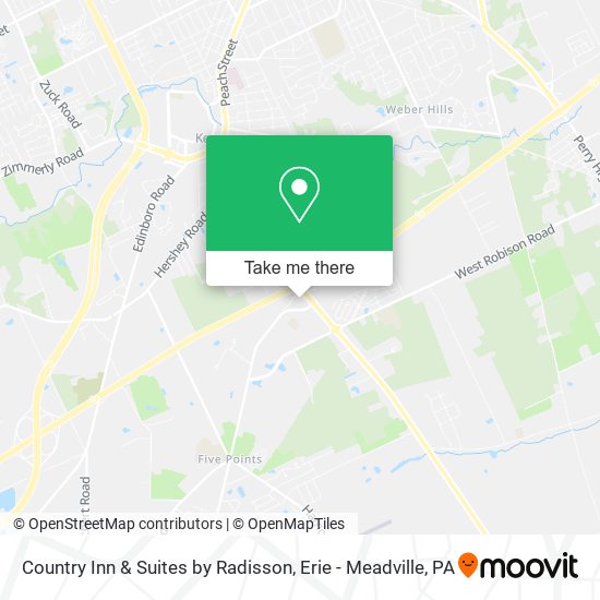Mapa de Country Inn & Suites by Radisson