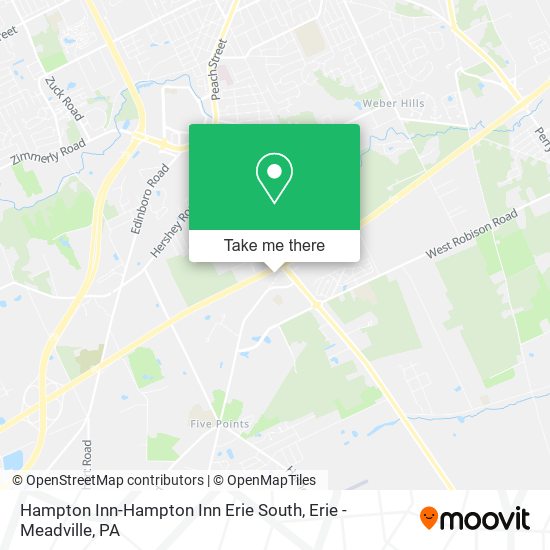Hampton Inn-Hampton Inn Erie South map