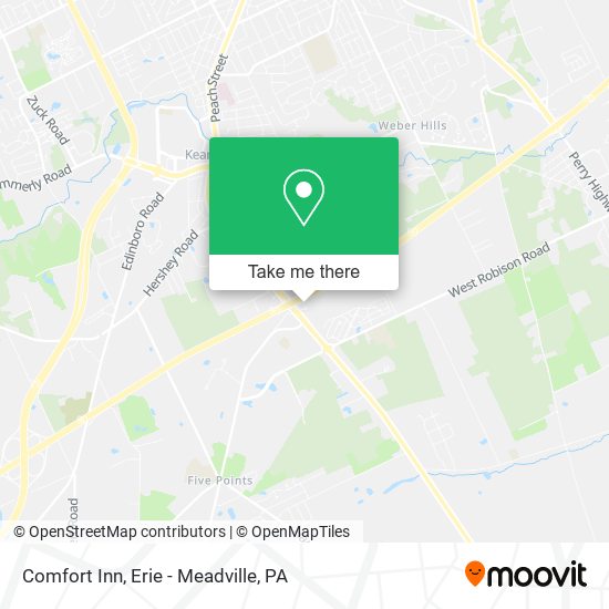 Mapa de Comfort Inn