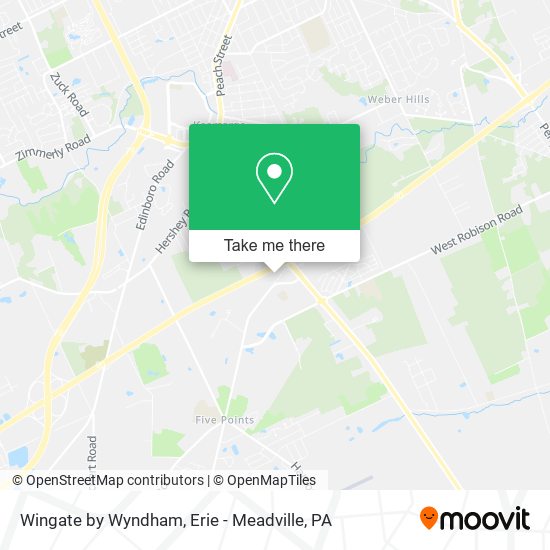 Wingate by Wyndham map