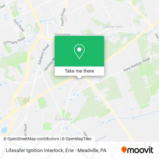 Mapa de Lifesafer Ignition Interlock
