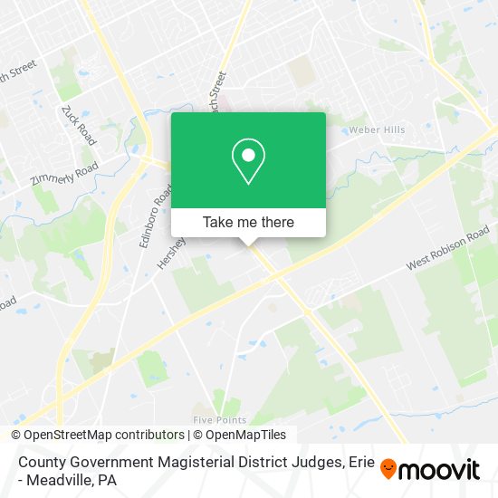 County Government Magisterial District Judges map
