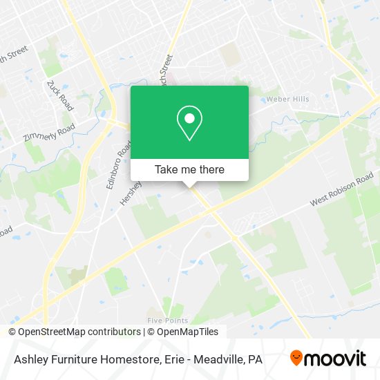 Ashley Furniture Homestore map