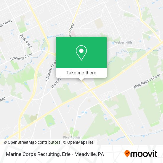 Marine Corps Recruiting map