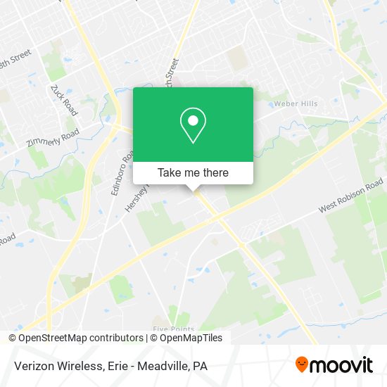 Mapa de Verizon Wireless