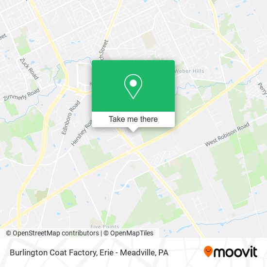 Mapa de Burlington Coat Factory