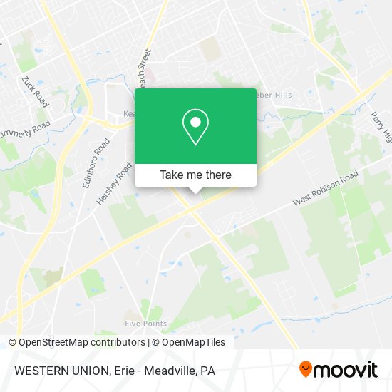Mapa de WESTERN UNION