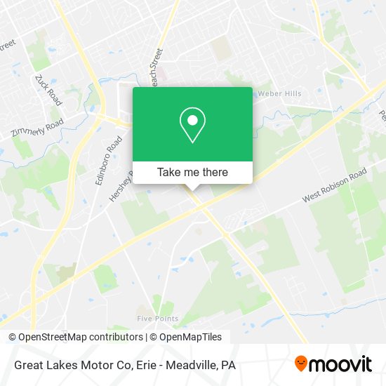 Mapa de Great Lakes Motor Co
